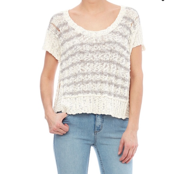 Free People Wide Rib Striped Top - Picture 6 of 12